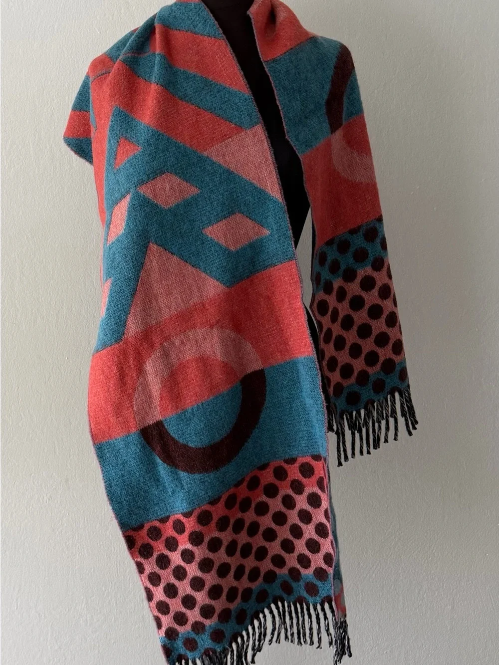 HENRIK VIBSKOV PINK PEYOTE SCARF